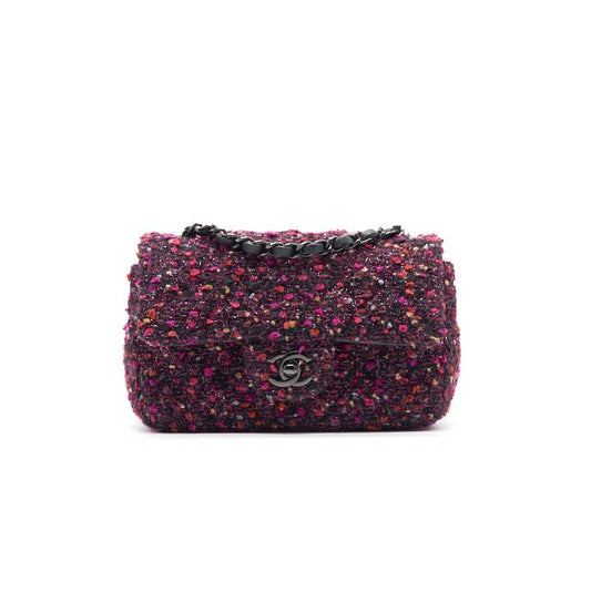 Chanel Tweed Rectangular Mini Flap Bag