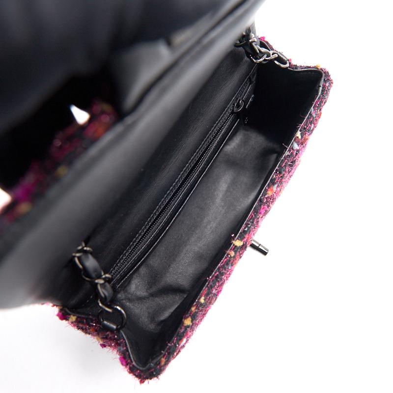 Chanel Tweed Rectangular Mini Flap Bag