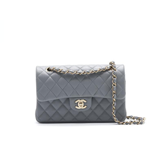 Chanel Cavier Small Classic Flap 20c Grey
