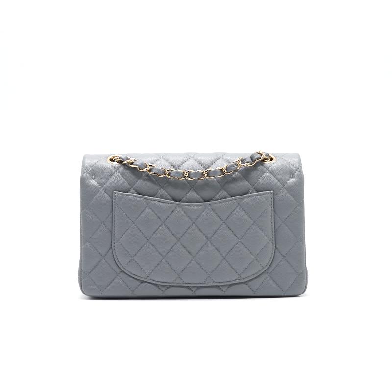 Chanel Cavier Small Classic Flap 20c Grey