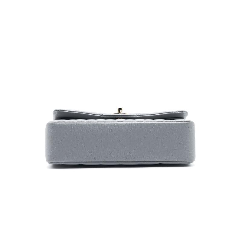 Chanel Cavier Small Classic Flap 20c Grey