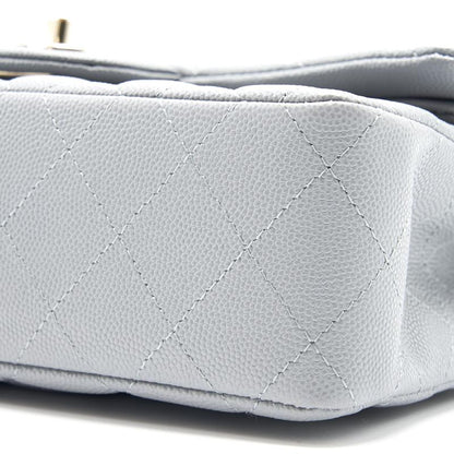 Chanel Cavier Small Classic Flap 20c Grey