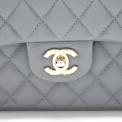 Chanel Cavier Small Classic Flap 20c Grey