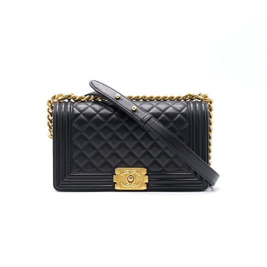Chanel Calfskin Old Medium Leboy