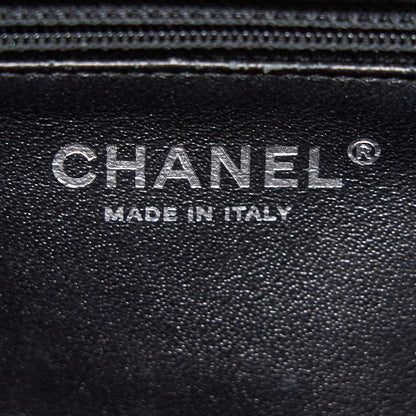 Chanel Black Large Cocohandle Bag with Lizard Handle