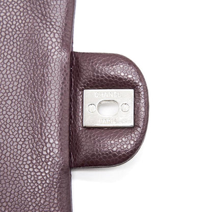Chanel Medium cavier Classical double flap burgundy with SHW