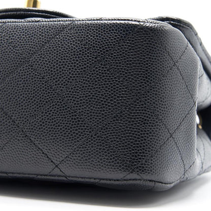 Chanel Mini Square Black GHW Cavier