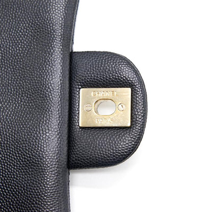 Chanel Mini Square Black GHW Cavier
