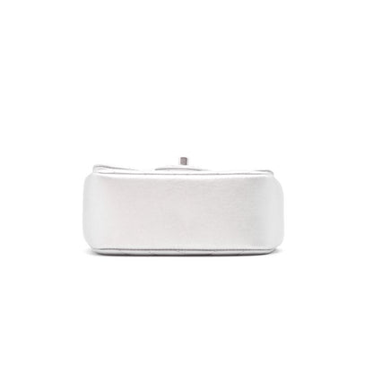 Chanel Square Mini Flap Silver