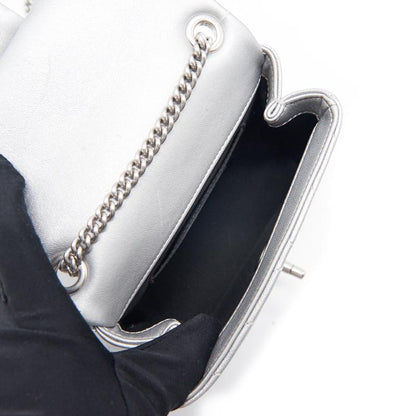 Chanel Square Mini Flap Silver