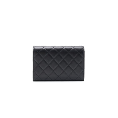 Chanel Mini Lambskin WOC Black SHW
