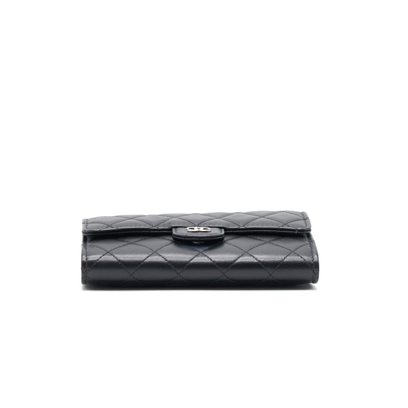 Chanel Mini Lambskin WOC Black SHW