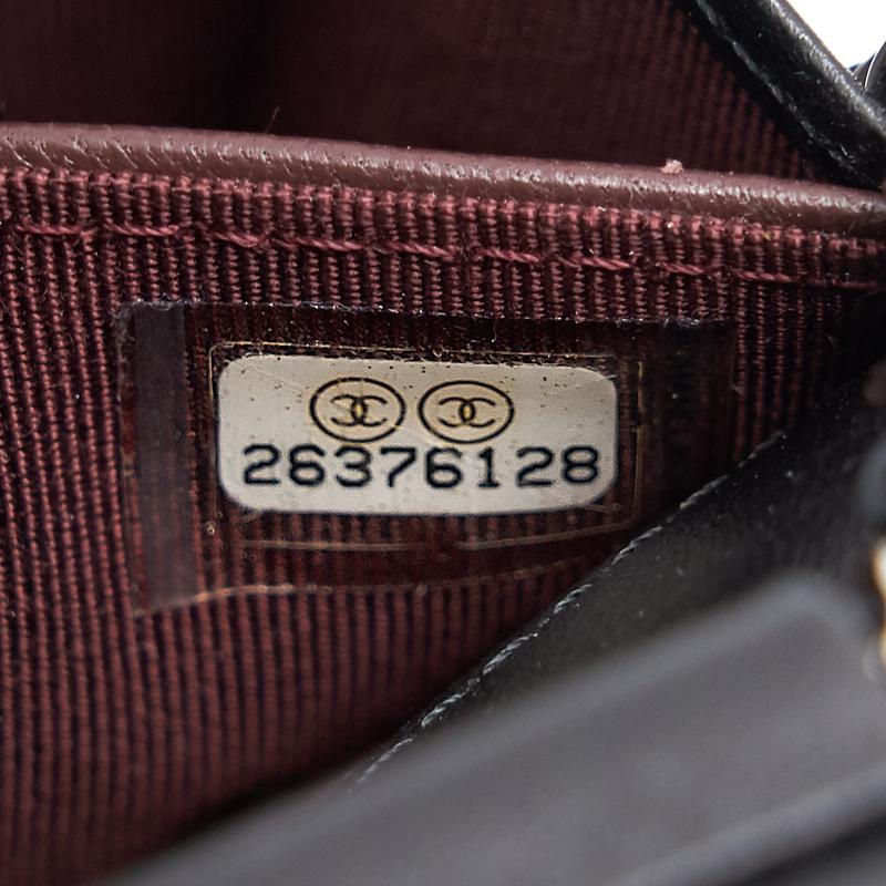 Chanel Mini Lambskin WOC Black SHW