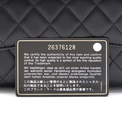Chanel Mini Lambskin WOC Black SHW