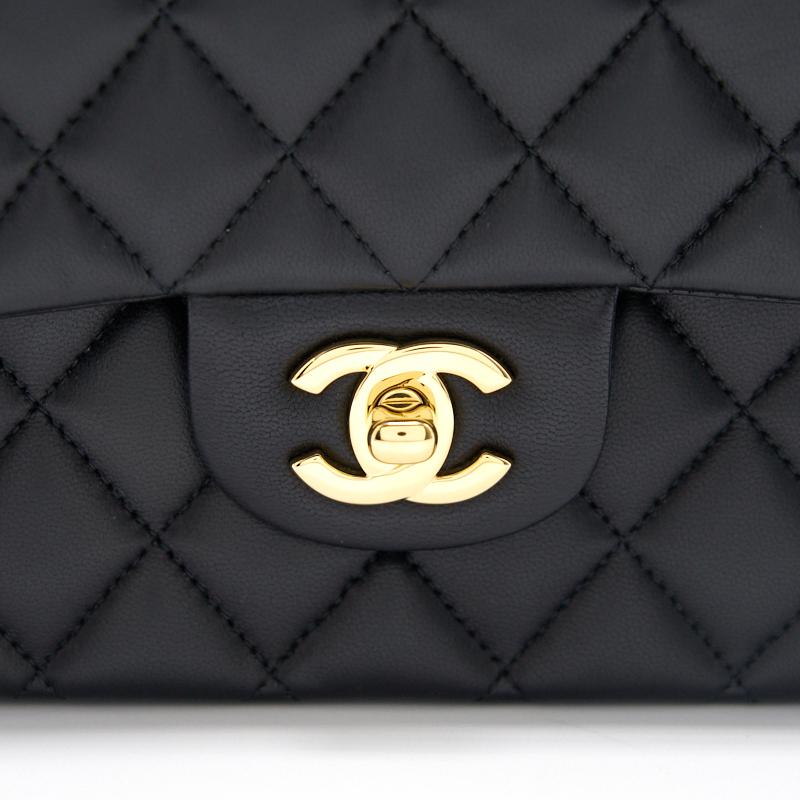 Chanel Classic Medium Double Flap Lambskin with GHW