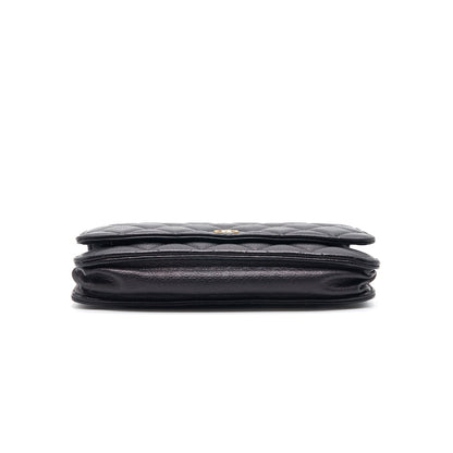 Chanel Wallet on Chain Calfskin Black with GHW