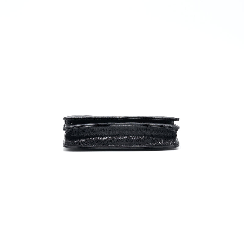 Chanel Wallet on Chain Cavier Black with GHW