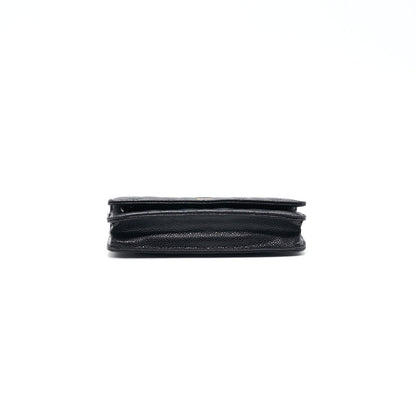 Chanel Wallet on Chain Cavier Black with GHW