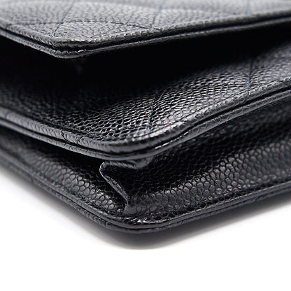 Chanel Wallet on Chain Cavier Black with GHW