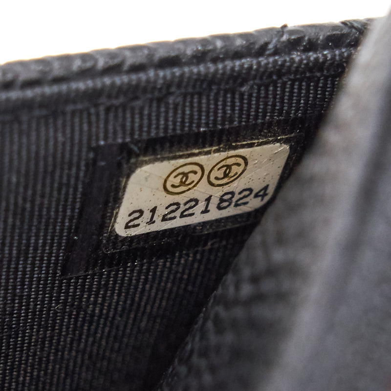 Chanel Wallet on Chain Cavier Black with GHW