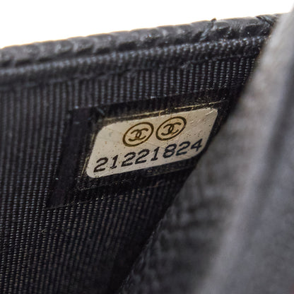 Chanel Wallet on Chain Cavier Black with GHW