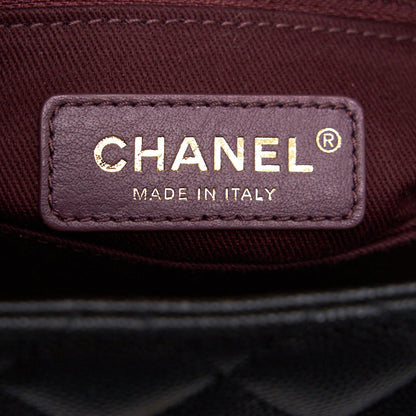 Chanel Caviar Quilted Mini Coco Handle Flap Black with GHW