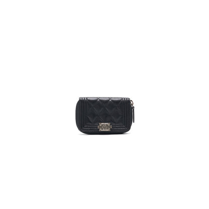 Chanel Boy Chanel Zipped Coin Purse