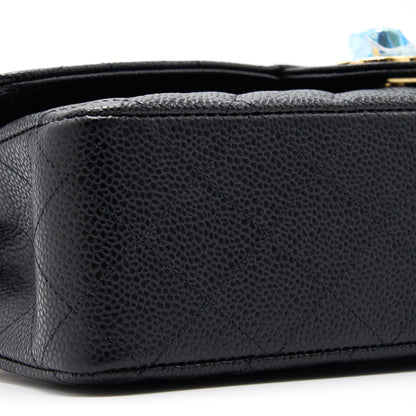 Chanel Medium 25cm Classical Double Flap Caviar Black GHW