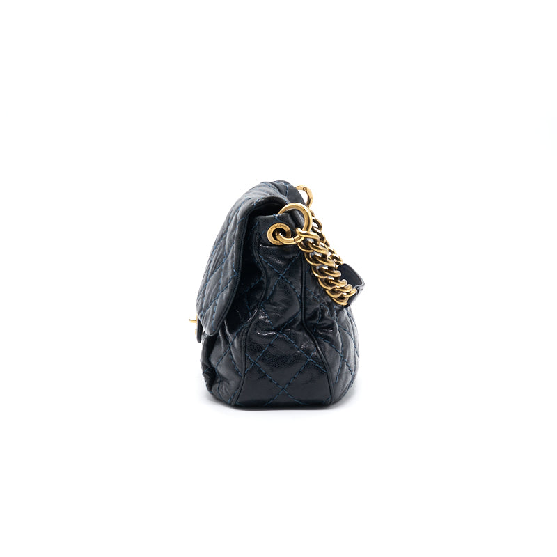 Chanel Caviar Large Flap Bag Navy with GHW
