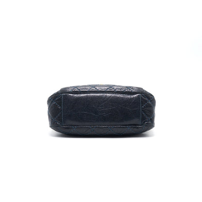 Chanel Caviar Large Flap Bag Navy with GHW