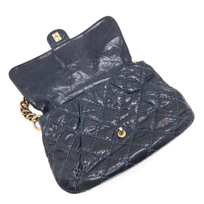 Chanel Caviar Large Flap Bag Navy with GHW