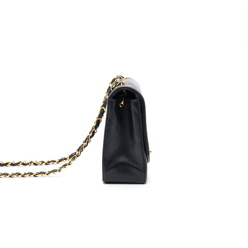 Chanel Medium Diana Bag black with 24K GHW