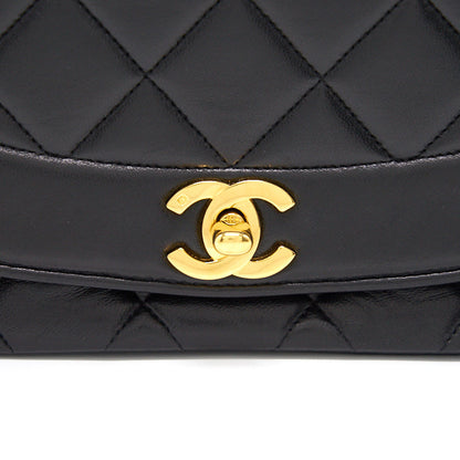 Chanel Medium Diana Bag black with 24K GHW