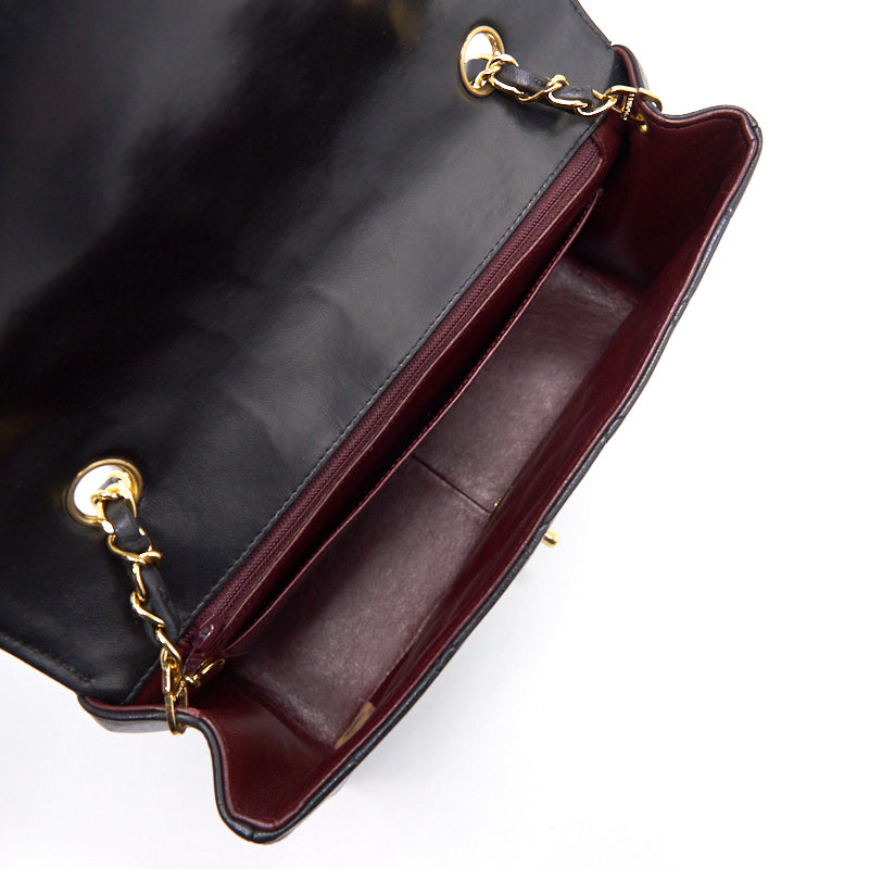Chanel Medium Diana Bag black with 24K GHW