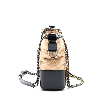 Chanel's Gabrielle Large Hobo Bag Beige/Black