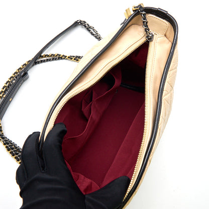 Chanel's Gabrielle Large Hobo Bag Beige/Black