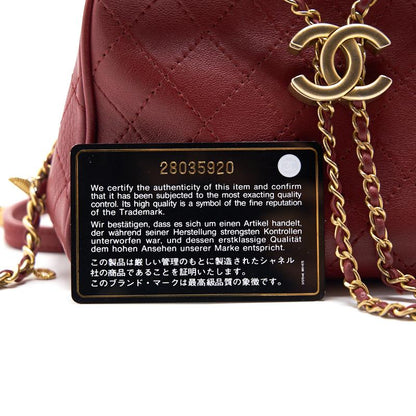 Chanel 2019 NEW YORK SAC Hobo Bag mini limited edition red