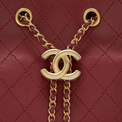 Chanel 2019 NEW YORK SAC Hobo Bag mini limited edition red