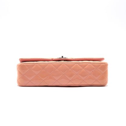 Chanel Pink Quilted Leather Medium Vintage Classic Double Flap Bag