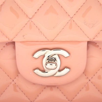 Chanel Pink Quilted Leather Medium Vintage Classic Double Flap Bag