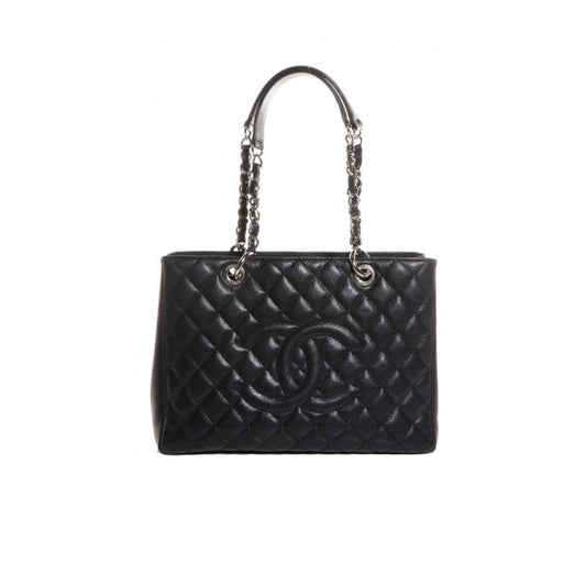Chanel Caviar Grand Shopping Tote Black