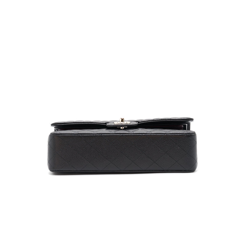 Chanel Medium 25cm Classical Double Flap Caviar Black SHW Year 2020