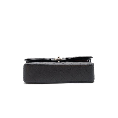 Chanel Medium 25cm Classical Double Flap Caviar Black SHW Year 2020