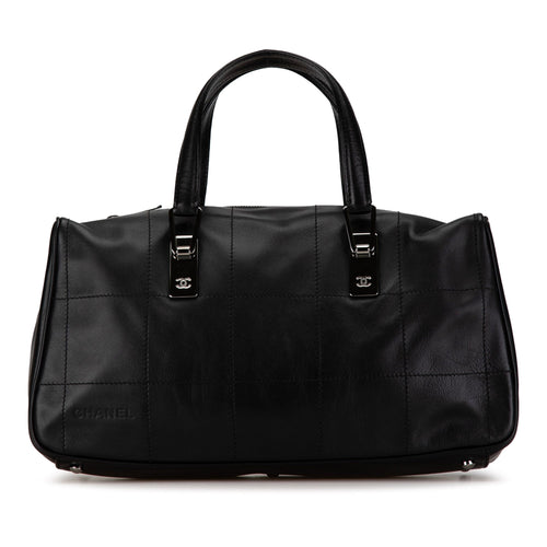 Chanel Sac Lambskin Square Stitch Handbag
