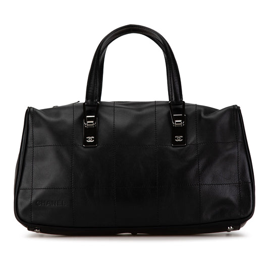 Chanel Sac Lambskin Square Stitch Handbag