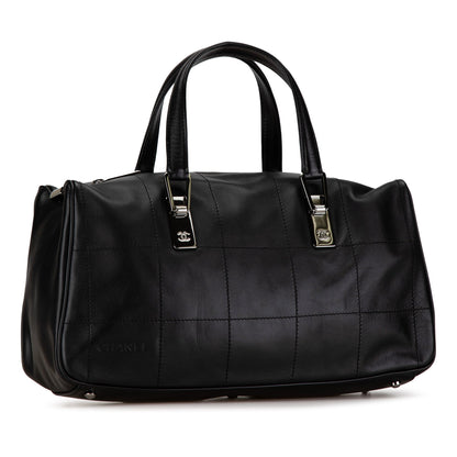 Chanel Sac Lambskin Square Stitch Handbag