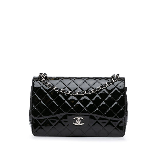 Chanel Sac Jumbo Classic Patent Double Flap