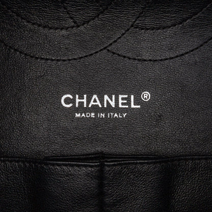 Black Chanel Jumbo Classic Patent Double Flap Shoulder Bag
