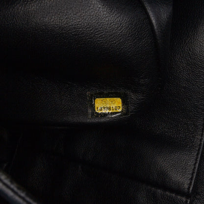 Black Chanel Jumbo Classic Patent Double Flap Shoulder Bag