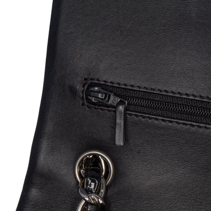 Black Chanel Jumbo Classic Patent Double Flap Shoulder Bag